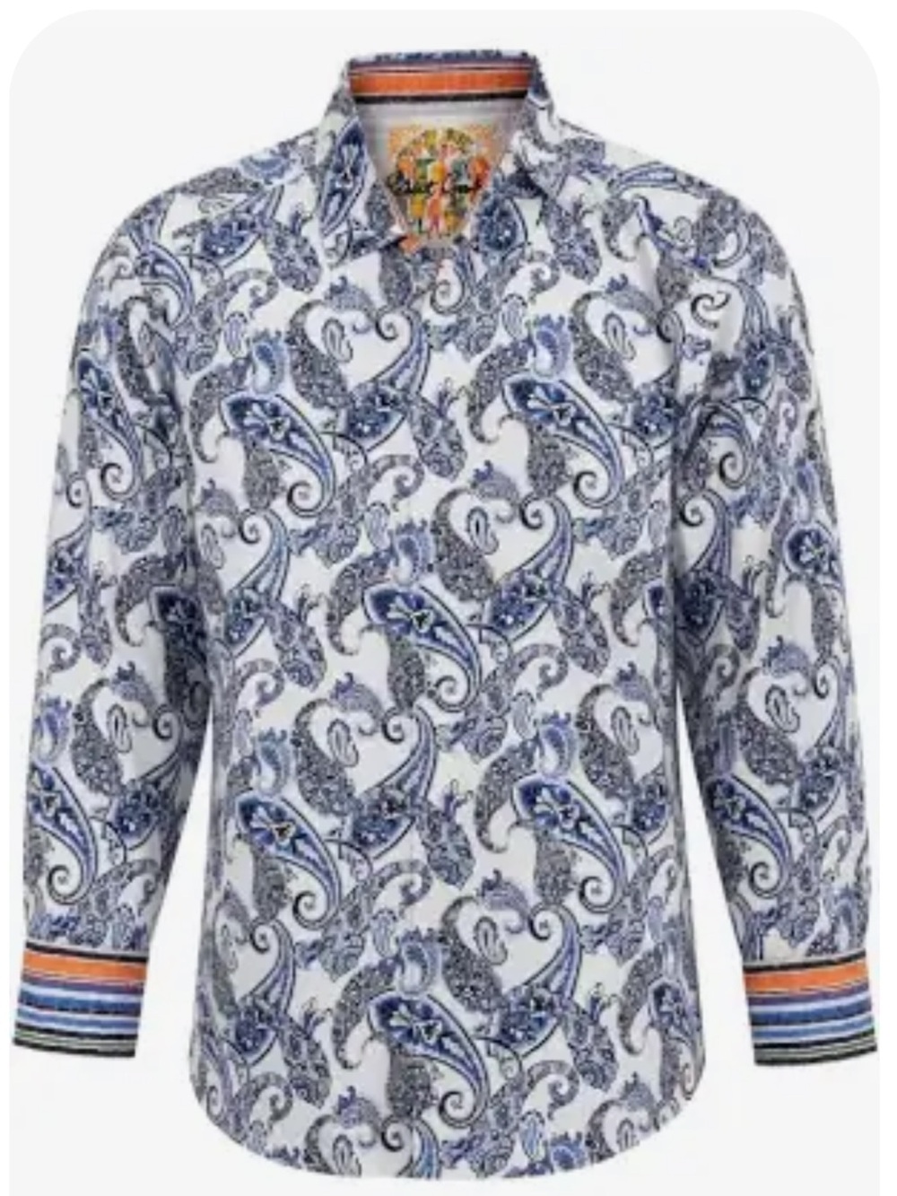 Robert Graham Atlantic Men’s Shirt White Multicolor